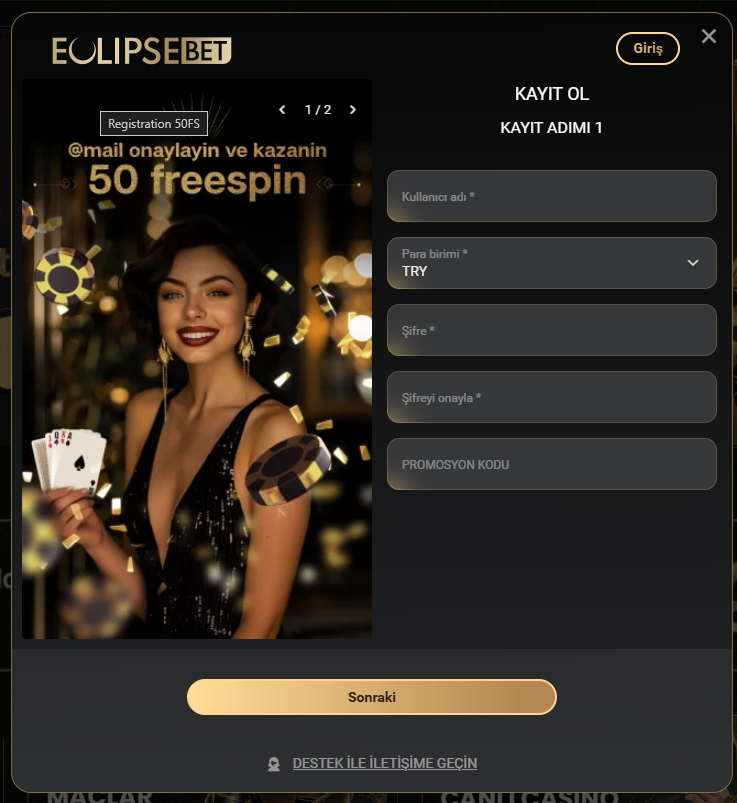Eclipsebet Giriş